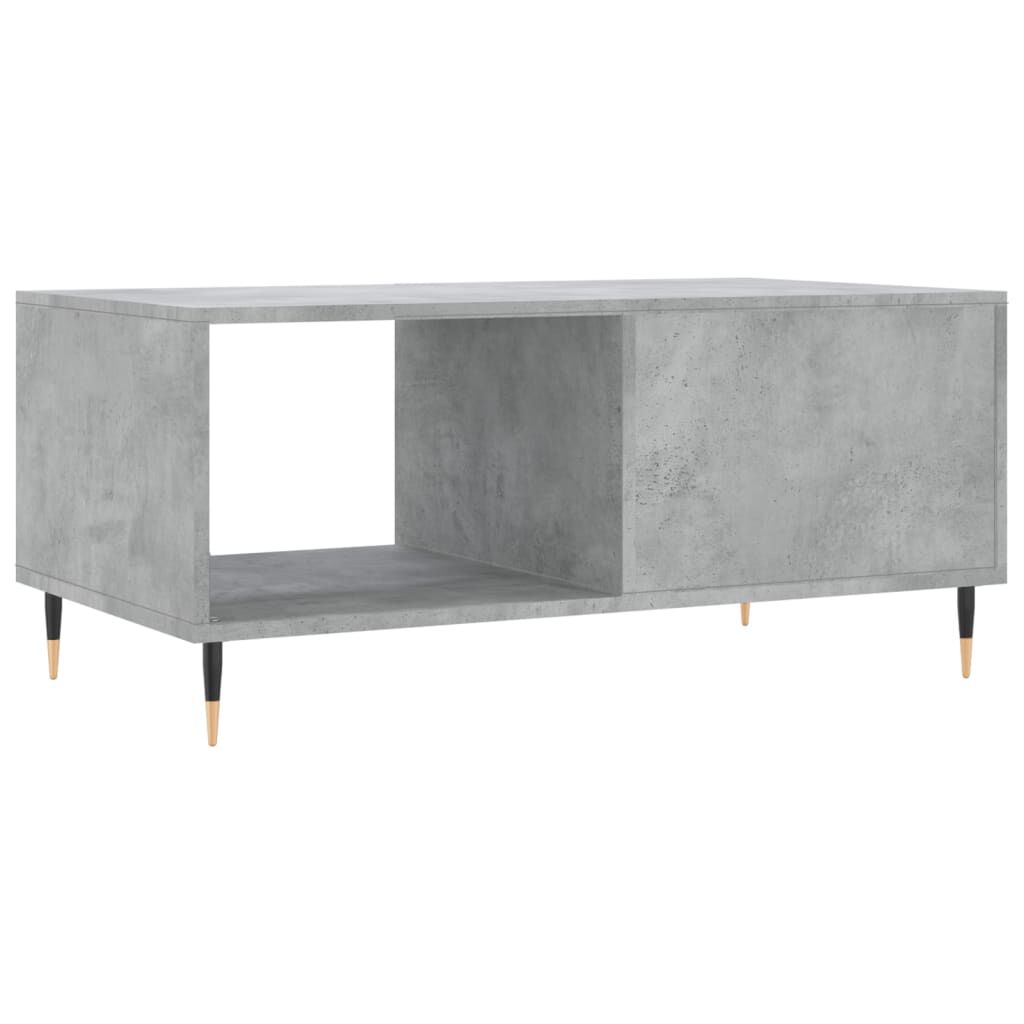 vidaXL Τραπεζάκι Σαλονιού Γκρι Σκυρ. 90x50x40 εκ. Επεξεργασμένο Ξύλο