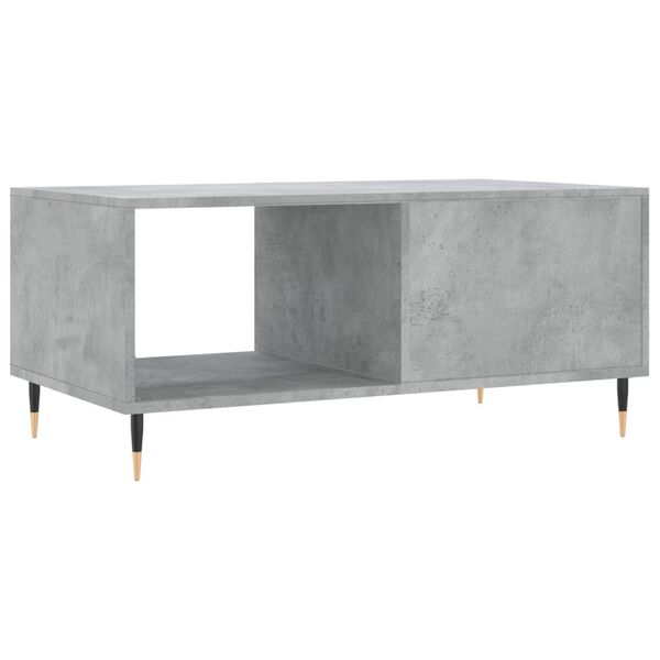 vidaXL Τραπεζάκι Σαλονιού Γκρι Σκυρ. 90x50x40 εκ. Επεξεργασμένο Ξύλο