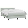 vidaXL &Kappa;&rho;&epsilon;&beta;ά&tau;&iota; Boxspring &mu;&epsilon; &Sigma;&tau;&rho;ώ&mu;&alpha; &Alpha;&nu;&omicron;&iota;&chi;&tau;ό &Gamma;&kappa;&rho;&iota; 140x220 &epsilon;&kappa;. &Beta;&epsilon;&lambda;&omicron;ύ&delta;&iota;&nu;&omicron;
