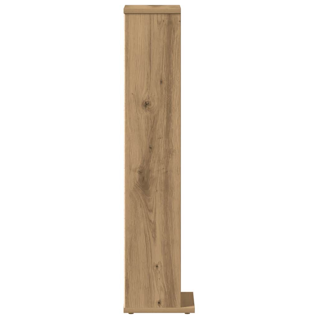 vidaXL Ντουλάπι CD Artisan Oak 21x20x88 cm Κατασκευασμένο ξύλο