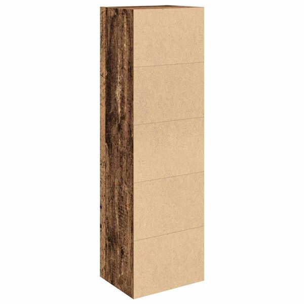 vidaXL Βιβλιοθήκη Όψη Παλαιού Ξύλου 31x24x102 εκ. Επεξεργασμένο Ξύλο