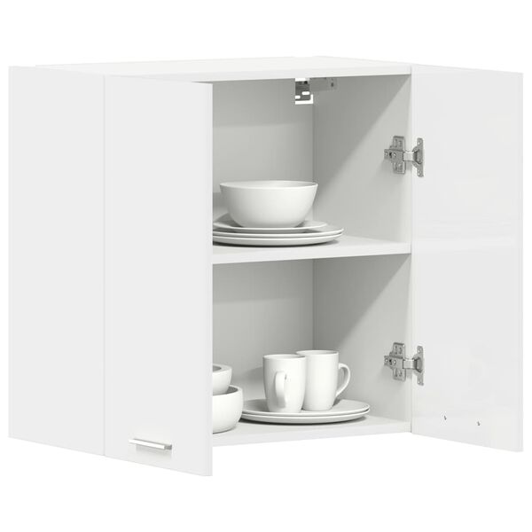 vidaXL Ντουλάπι Κρεμαστό Lyon Γυαλιστερό Λευκό 60x31x60εκ. από