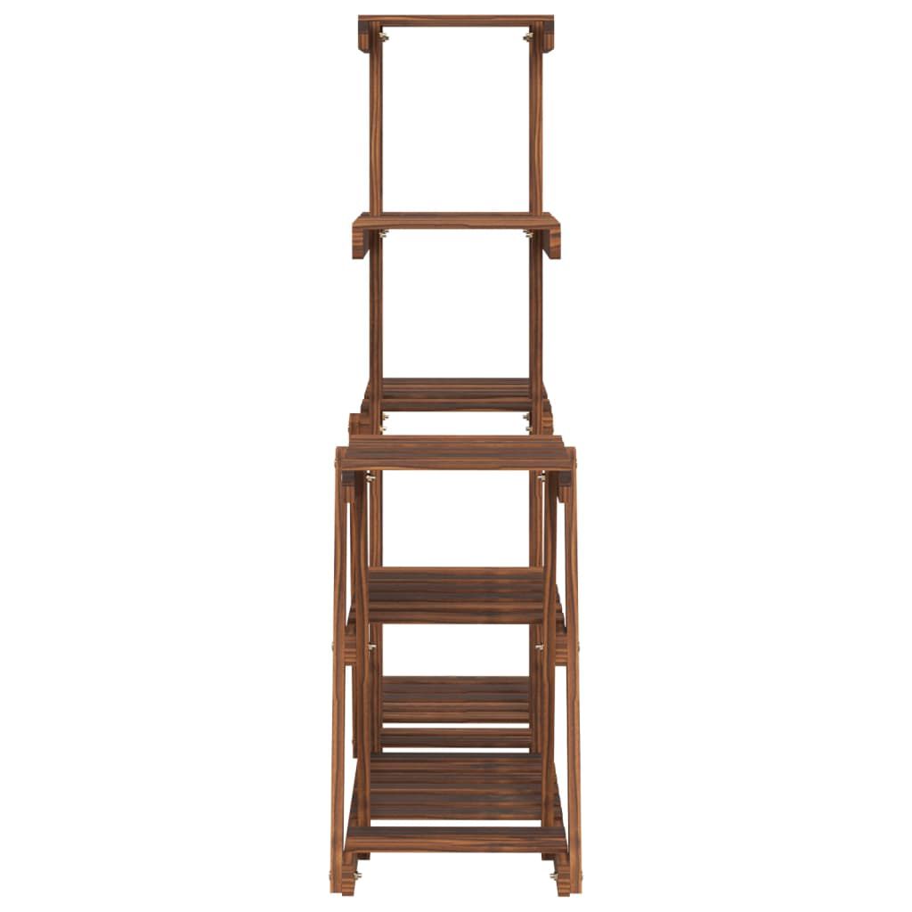 vidaXL Βάση Λουλουδιών 95x25x96 εκ. από Μασίφ Ξύλο Ελάτης