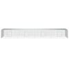 vidaXL Κλουβί Κουνελιών 4 Πάνελ 433x109x54 εκ. από Γαλβανισμένο Σίδερο