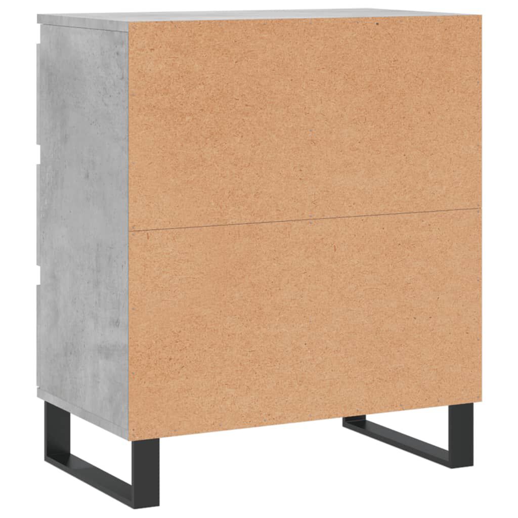 vidaXL Ντουλάπι Γκρι Σκυροδέματος 60x35x70 εκ. Επεξεργασμένο Ξύλο