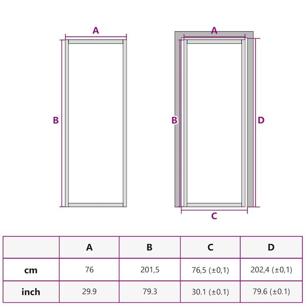 vidaXL Εσωτερική Πόρτα 76x201,5 εκ. Μαύρο Ματ Γυαλί και Αλουμίνιο