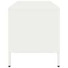 vidaXL Έπιπλο Τηλεόρασης Λευκό 101,5x39x43,5 εκ. Ατσάλι Ψυχρής Έλασης