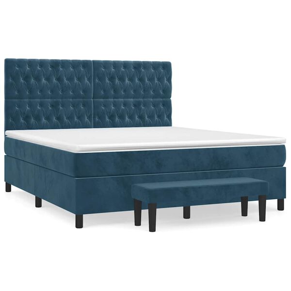 vidaXL &Kappa;&rho;&epsilon;&beta;ά&tau;&iota; Boxspring &mu;&epsilon; &Sigma;&tau;&rho;ώ&mu;&alpha; &Sigma;&kappa;&omicron;ύ&rho;&omicron; &Mu;&pi;&lambda;&epsilon; 180x200 &epsilon;&kappa;. &Beta;&epsilon;&lambda;&omicron;ύ&delta;&iota;&nu;&omicron;