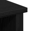 vidaXL Ντουλάπι TV Μαύρη δρυς 100 x 35 x 45 εκ. Επεξεργασμένο ξύλο