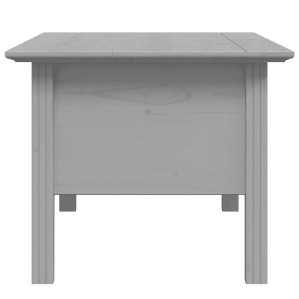 vidaXL Τραπέζι Σαλονιού BODO Γκρι 100x55x46 εκ. Μασίφ Ξύλο Πεύκου