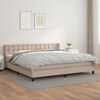 vidaXL &Kappa;&rho;&epsilon;&beta;ά&tau;&iota; Boxspring &mu;&epsilon; &Sigma;&tau;&rho;ώ&mu;&alpha; &Kappa;&alpha;&pi;&omicron;&upsilon;&tau;&sigma;ί&nu;&omicron; 200x200&epsilon;&kappa;.&alpha;&pi;ό &Sigma;&upsilon;&nu;&theta;.&Delta;έ&rho;&mu;&alpha;