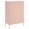 vidaXL Ντουλάπι Ροζ 68 x 39 x 101,5 εκ. από Χάλυβα