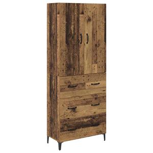 vidaXL Highboard &Pi;&alpha;&lambda;&iota;ό &Xi;ύ&lambda;&omicron; 69,5 x 34 x 180 &epsilon;&kappa;. &Epsilon;&pi;&epsilon;&xi;&epsilon;&rho;&gamma;&alpha;&sigma;&mu;έ&nu;&omicron; &Xi;ύ&lambda;&omicron;