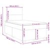 vidaXL &Kappa;&rho;&epsilon;&beta;ά&tau;&iota; Boxspring &mu;&epsilon; &Sigma;&tau;&rho;ώ&mu;&alpha; &Sigma;&kappa;&omicron;ύ&rho;&omicron; &Pi;&rho;ά&sigma;&iota;&nu;&omicron; 120x190&epsilon;&kappa;. &Beta;&epsilon;&lambda;&omicron;ύ&delta;&iota;&nu;&omicron;