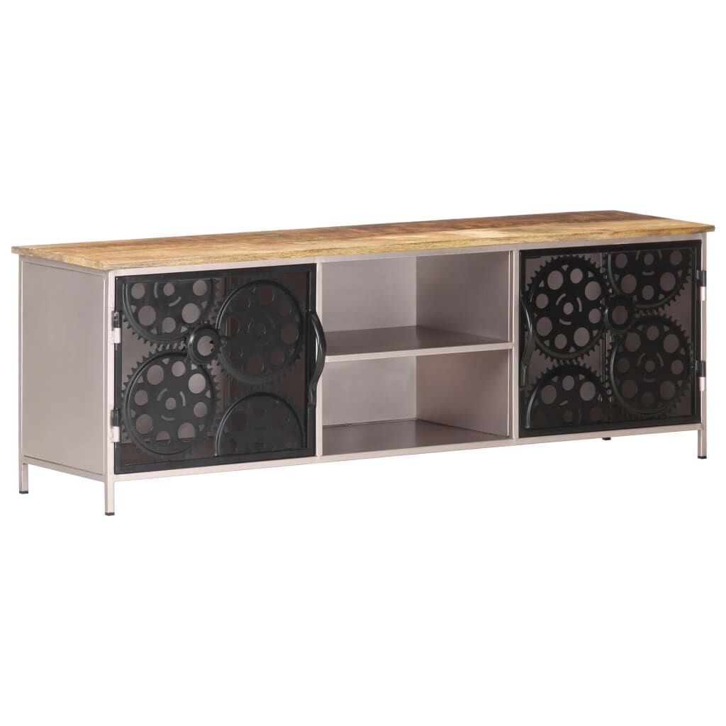vidaXL Έπιπλο Τηλεόρασης 120 x 30 x 40 εκ. από Ακατέργαστο Ξύλο Μάνγκο