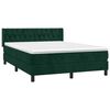 vidaXL &Kappa;&rho;&epsilon;&beta;ά&tau;&iota; Boxspring &mu;&epsilon; &Sigma;&tau;&rho;ώ&mu;&alpha; &Sigma;&kappa;&omicron;ύ&rho;&omicron; &Pi;&rho;ά&sigma;&iota;&nu;&omicron; 140x200&epsilon;&kappa;. &Beta;&epsilon;&lambda;&omicron;ύ&delta;&iota;&nu;&omicron;