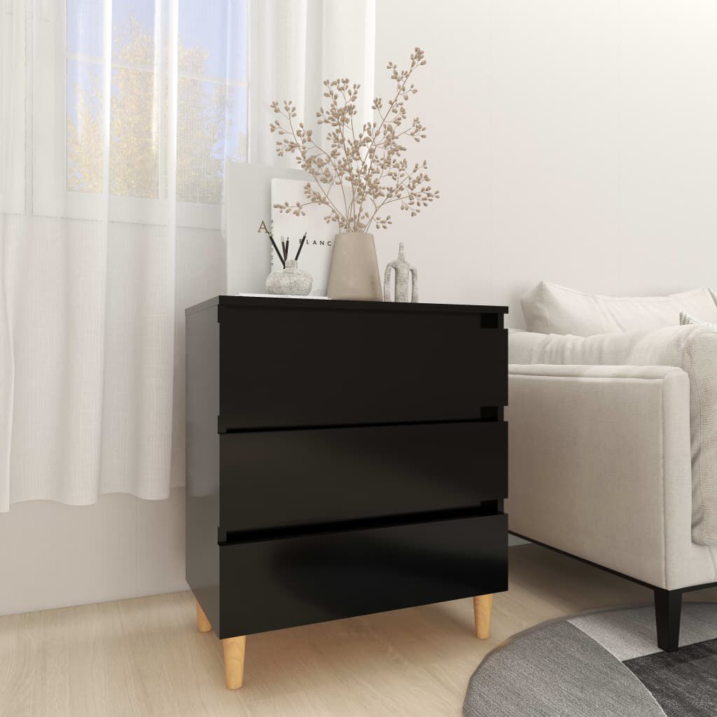 vidaXL Συρταριέρα Μαύρη 60 x 35 x 69 εκ. από Μοριοσανίδα