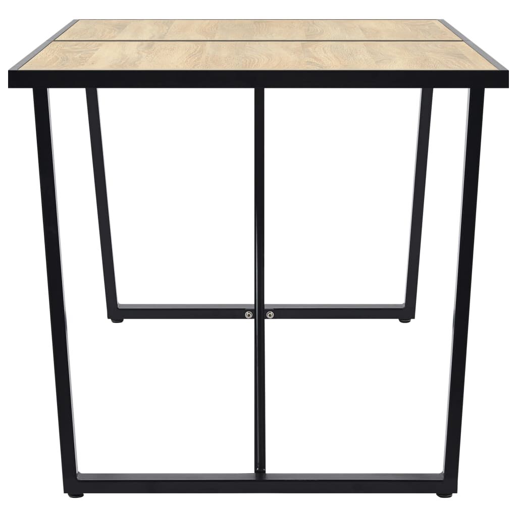 vidaXL Τραπεζαρία Χρώμα Δρυός 160 x 80 x 75 εκ. από MDF