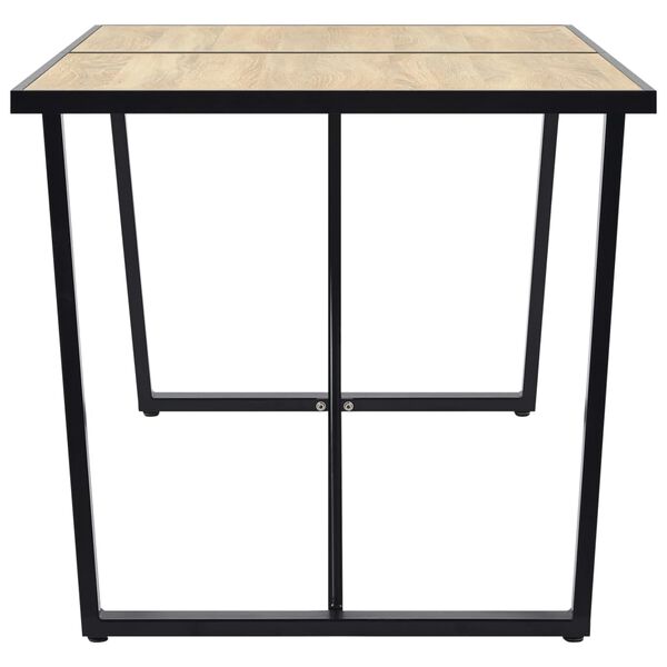 vidaXL Τραπεζαρία Χρώμα Δρυός 160 x 80 x 75 εκ. από MDF