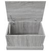 vidaXL Κουτί Αποθήκευσης Γκρι sonoma 50x30x28 εκ. Επεξεργασμένο Ξύλο
