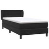 vidaXL &Kappa;&rho;&epsilon;&beta;ά&tau;&iota; Boxspring &mu;&epsilon; &Sigma;&tau;&rho;ώ&mu;&alpha; &Mu;&alpha;ύ&rho;&omicron; 80x220 &epsilon;&kappa;. &Beta;&epsilon;&lambda;&omicron;ύ&delta;&iota;&nu;&omicron;