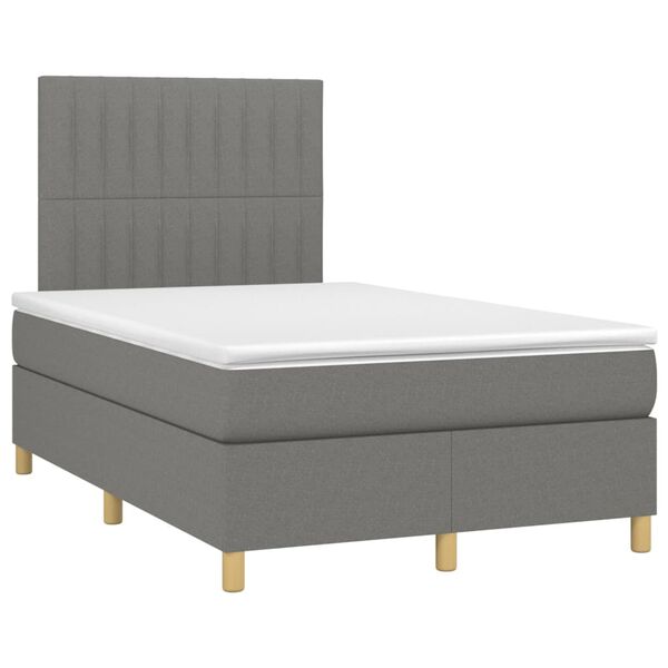 vidaXL &Kappa;&rho;&epsilon;&beta;ά&tau;&iota; Boxspring &mu;&epsilon; &Sigma;&tau;&rho;ώ&mu;&alpha; &Sigma;&kappa;&omicron;ύ&rho;&omicron; &Gamma;&kappa;&rho;&iota; 120x200 &epsilon;&kappa;. &Upsilon;&phi;&alpha;&sigma;&mu;ά&tau;&iota;&nu;&omicron;