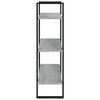 vidaXL Βιβλιοθήκη Γκρι Sonoma 80x30x105 εκ. από Επεξεργασμένο Ξύλο