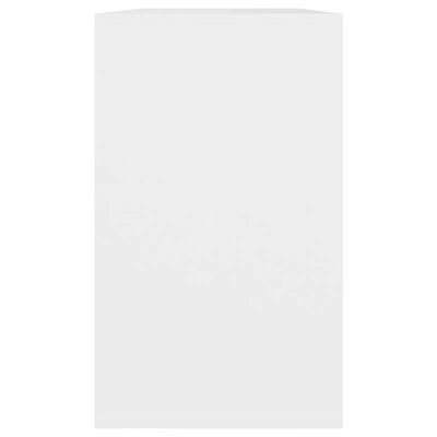vidaXL Συρταριέρα Λευκή 120 x 41 x 75 εκ από Μοριοσανίδα