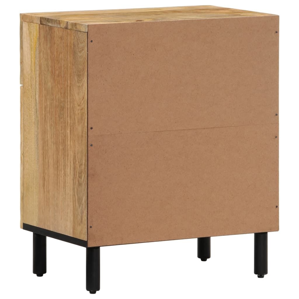vidaXL Κομοδίνο 50 x 33 x 60 εκ. από Μασίφ Ξύλο Μάνγκο