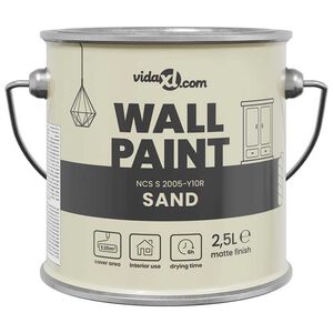 vidaXL Βαφή τοίχου Άμμος 16.5 x 16.5 x 15.9 εκ.