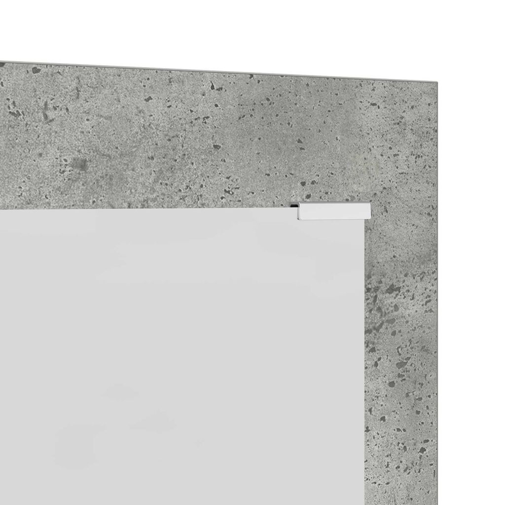 vidaXL Τοίχου Κρεμάστρα Γκρι σκυροδέματος 96 x 1.5 x 90 εκ