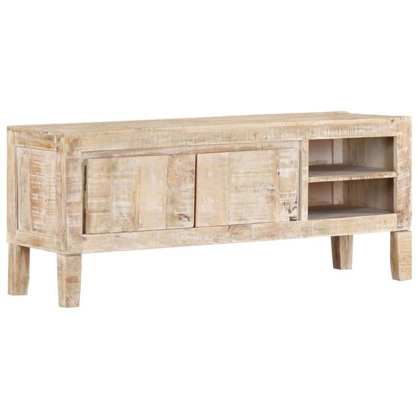 vidaXL Έπιπλο Τηλεόρασης 110 x 30 x 46 εκ. από Μασίφ Ξύλο Μάνγκο