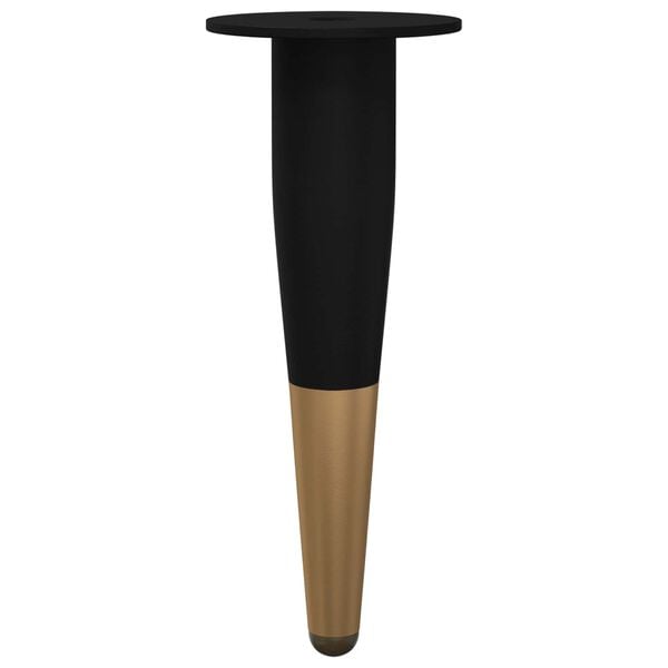 vidaXL &Pi;ό&delta;&iota;&alpha; &Epsilon;&pi;ί&pi;&lambda;&omega;&nu; 12 pcs &Mu;&alpha;ύ&rho;&omicron; &kappa;&alpha;&iota; &Chi;&rho;&upsilon;&sigma;ό &Oslash; 40 x 98 mm &Sigma;ί&delta;&epsilon;&rho;&omicron;