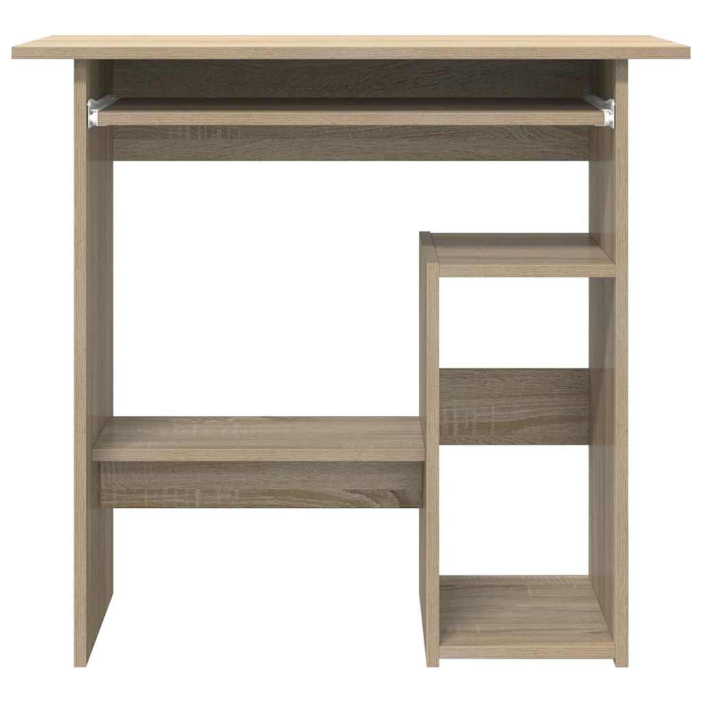 vidaXL Γραφείο Χρώμα Sonoma Δρυς 80 x 45 x 74 εκ. από Επεξ. Ξύλο
