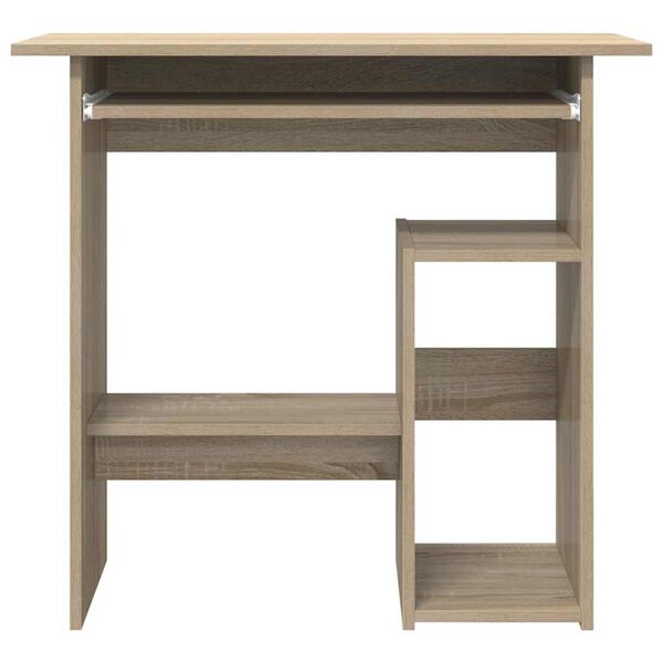 vidaXL Γραφείο Χρώμα Sonoma Δρυς 80 x 45 x 74 εκ. από Επεξ. Ξύλο