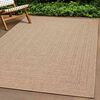 vidaXL Χαλί ZIZUR Μπεζ Όψη Γιούτας Εσωτ. & Εξωτ. Χώρου 60 x 110 εκ.