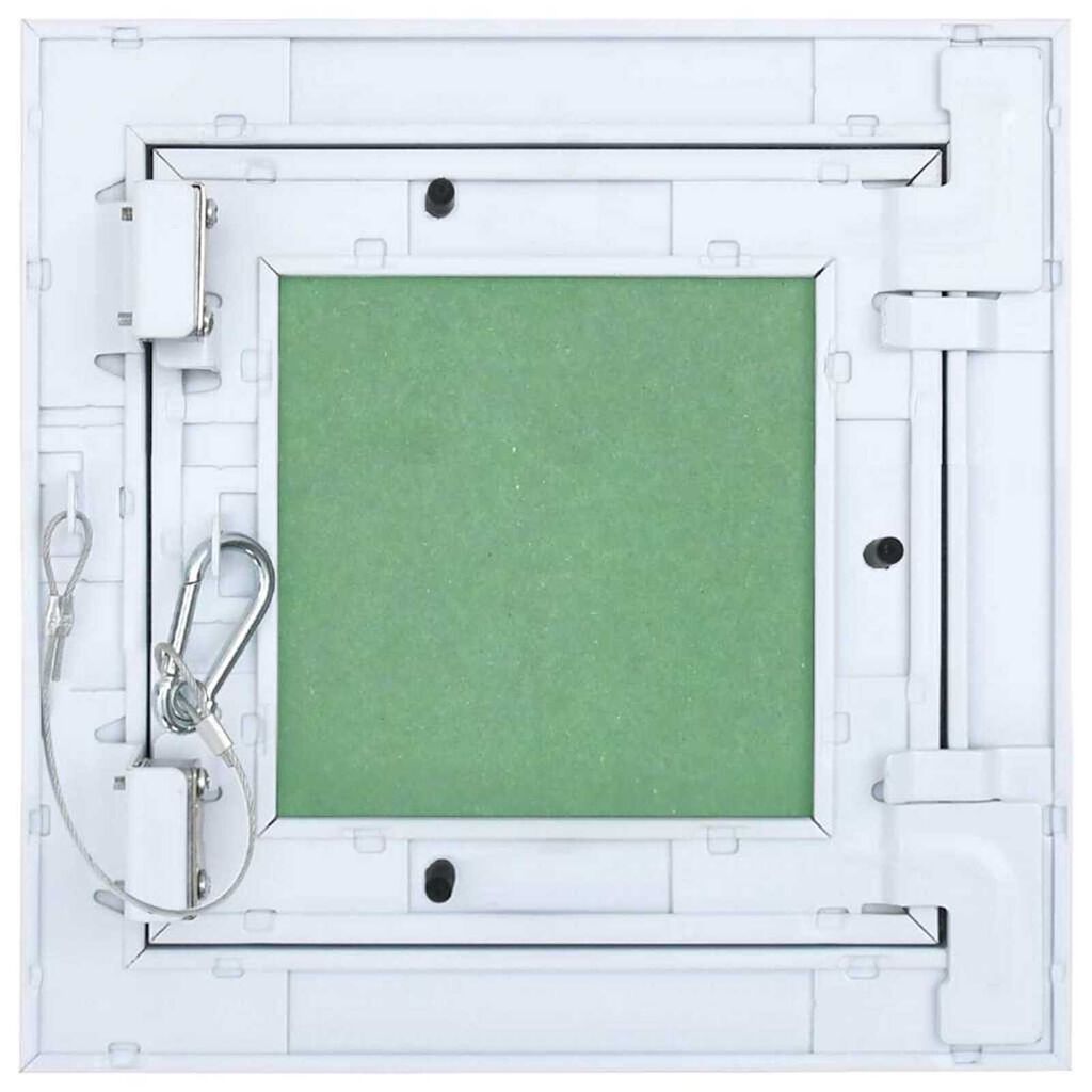 vidaXL Πάνελ πρόσβασης Λευκό 20 x 20 cm Αλουμίνιο και Γυψοσανίδα