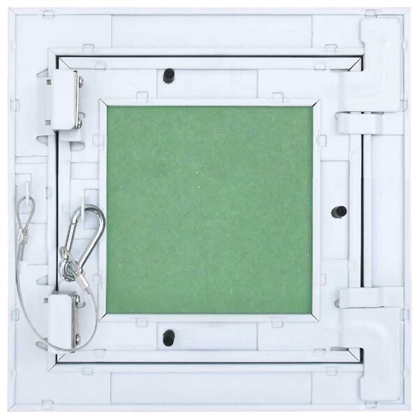 vidaXL Πάνελ πρόσβασης Λευκό 20 x 20 cm Αλουμίνιο και Γυψοσανίδα