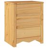 vidaXL Κομοδίνο Drammen Δρυς 45 x 35 x 56 εκ. Μασίφ ξύλο πεύκου