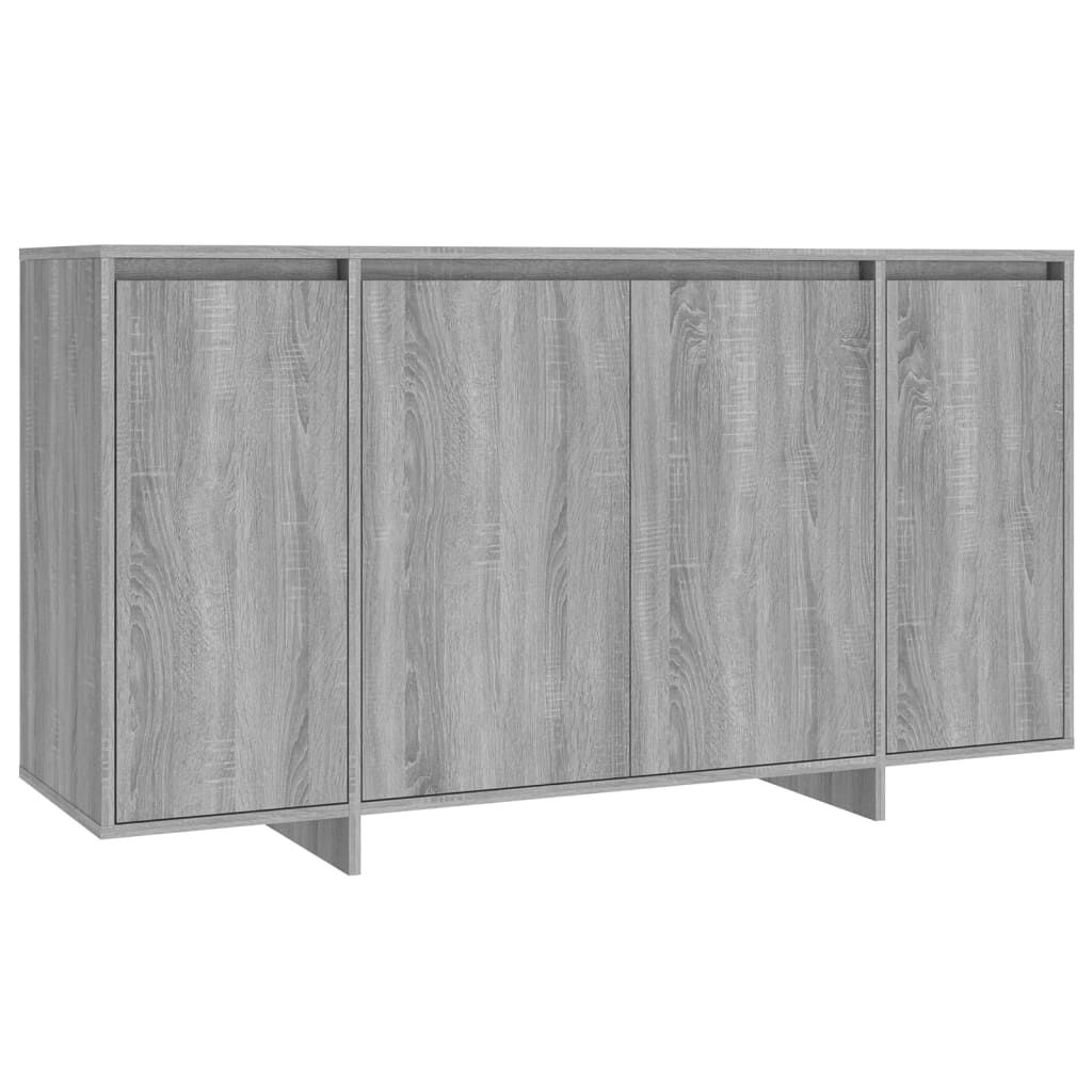 vidaXL Ντουλάπι Γκρι Sonoma 135x41x75 εκ. από Επεξεργασμένο Ξύλο