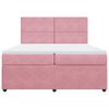 vidaXL &Kappa;&rho;&epsilon;&beta;ά&tau;&iota; Boxspring &mu;&epsilon; &Sigma;&tau;&rho;ώ&mu;&alpha; &Rho;&omicron;&zeta; 200x200 &epsilon;&kappa;. &Beta;&epsilon;&lambda;&omicron;ύ&delta;&iota;&nu;&omicron;