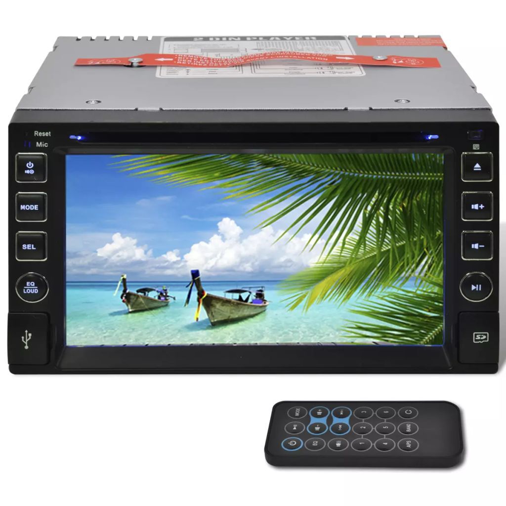 Στερεοφωνικό αυτοκινήτου 2 DIN DVD Player Οθόνη αφής 6,2"