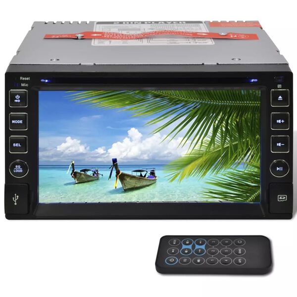 Στερεοφωνικό αυτοκινήτου 2 DIN DVD Player Οθόνη αφής 6,2"