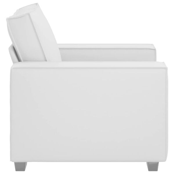 vidaXL Καναπές Λευκό 99 x 78 x 84 εκ. ύφασμα