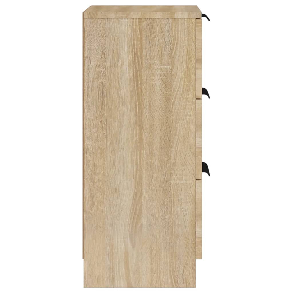 vidaXL Ντουλάπια 2 τεμ. Sonoma Δρυς 30x30x70 εκ. Επεξεργασμένο Ξύλο