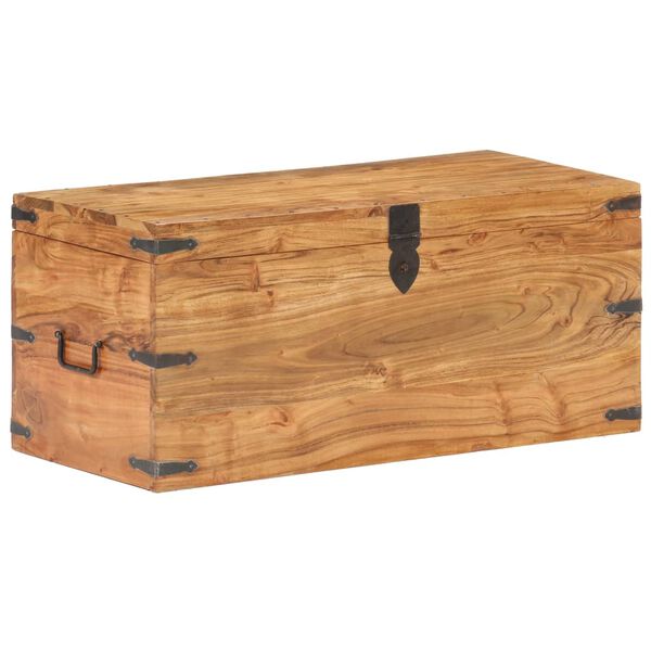 vidaXL Μπαούλο 90 x 40 x 40 εκ. από Μασίφ Ξύλο Ακακίας