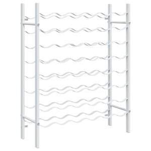 vidaXL &Rho;&alpha;&phi;&iota;έ&rho;&alpha; &Kappa;&rho;&alpha;&sigma;&iota;ώ&nu; &gamma;&iota;&alpha; 48 &Phi;&iota;ά&lambda;&epsilon;&sigmaf; &Lambda;&epsilon;&upsilon;&kappa;ή &Mu;&epsilon;&tau;&alpha;&lambda;&lambda;&iota;&kappa;ή