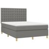 vidaXL &Kappa;&rho;&epsilon;&beta;ά&tau;&iota; Boxspring &mu;&epsilon; &Sigma;&tau;&rho;ώ&mu;&alpha; &Sigma;&kappa;&omicron;ύ&rho;&omicron; &Gamma;&kappa;&rho;&iota; 140x190 &epsilon;&kappa;. &Upsilon;&phi;&alpha;&sigma;&mu;ά&tau;&iota;&nu;&omicron;