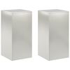 vidaXL &Beta;ά&sigma;&eta; &phi;&upsilon;&tau;ώ&nu; 2 pcs &Alpha;&sigma;&eta;&mu;ί 40 x 40 x 80 cm &Alpha;&tau;&sigma;ά&lambda;&iota;