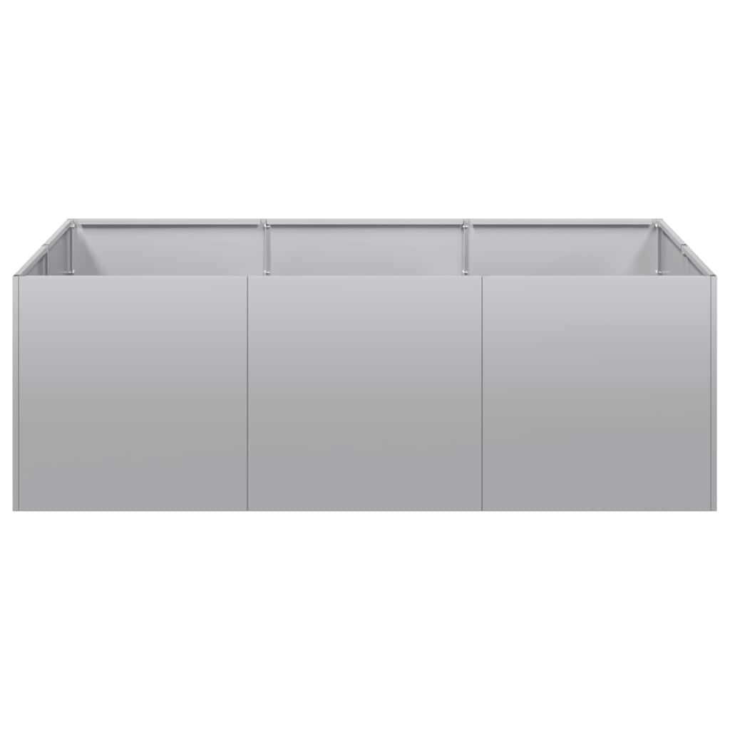 vidaXL Ζαρντινιέρα 120x80x40 εκ. από Γαλβανισμένο Ατσάλι